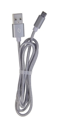 ALI datový kabel microUSB,šedý DAKT008