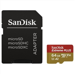 SANDISK 493163 Extreme PLUS microSDXC 64