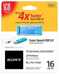 SONY USB Vault GX 16 GB,modrá 