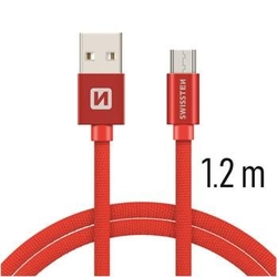 Swissten Kabel Textile Micro Usb 1,2 M R