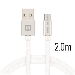 Swissten Kabel Textile Micro Usb 2,0 M S