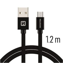 Swissten Kabel Textile Micro Usb 1,2 M R