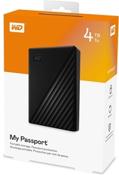 WD My Passport Portable 4TB Black