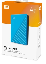 WD My Passport Portable 4TB Blue