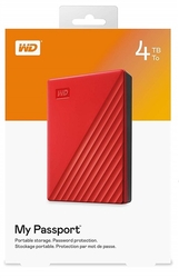 WD My Passport Portable 4TB Red