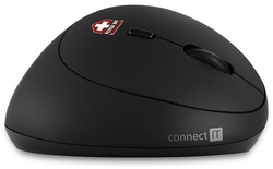Connect IT CMO-2600-BK ergonomická myš