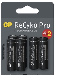 GP B2220V nabíj.bat. ReCyko Pro AA 4+2PP