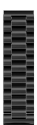 ALI řemínek kovový 22mm, černý 22AW0009
