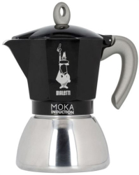 Bialetti Moka Induction Černa 4 Šálky 