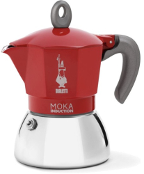 Bialetti Moka Induction Červená 6 šálků 