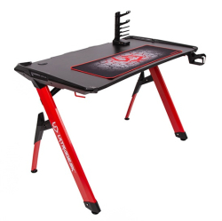 Ultradesk Herní stůl INVADER RED