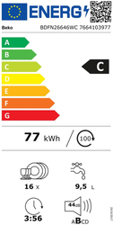 Beko BDFN26646WC