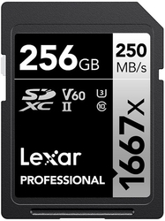 Lexar paměťová karta 256GB Professional 