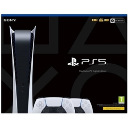 PS5 PlayStation 5 Digital C + 2x DS bílý
