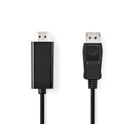 Nedis CCGL37100BK20 Displayport Kabel 2m