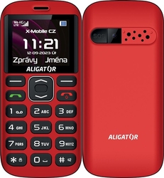 Aligator A720 4G Senior červeno-černý