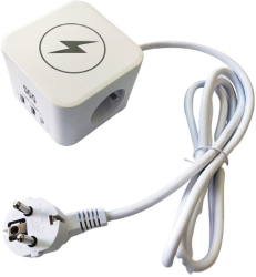 IN Bezdrátová nabíječka, 2 zás.a USB A+C