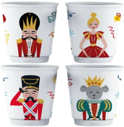 Bialetti set 4 šálků Louskáček