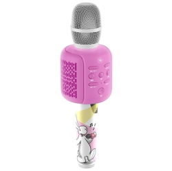 Karaoke mikrofon GoGEN Bob a Bobek růžov