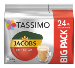Tassimo kapsle Jacobs Café Au Lait 24kp