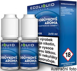 Liquid Ecoliquid Premium 2Pack Blueberry 2x10ml - 3mg (Borůvka)