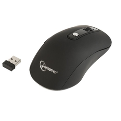 Gembird myš MUSW-106, bezdrát.,USB,černá
