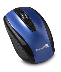 CONNECT IT CI-1225 Bezdrátová myš, modrá