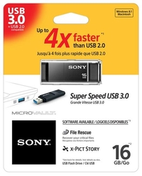 SONY USB Vault GX 16GB,černá 