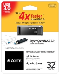 SONY USB Vault GX 32 GB,černá 