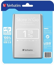 VERBATIM Store'n'Go 1TB Silver (53071)