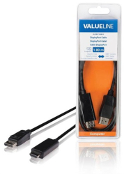 VALUELINE VLCB37100B10 Dis.Port-HDMI, 1m