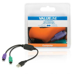 VALUELINE VLCB60830B03 USB-2xPS2, 0,3m