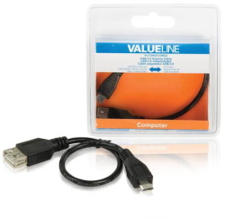 VALUELINE VLCB60570B02 USB-µUSB 0,2m 
