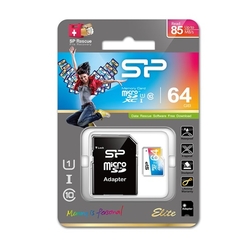 SP MicroSD,UHS-1,64GB SP064GBSTXBU1V20SP