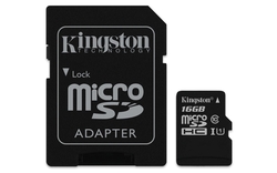 Kingston 16GB microSDHC UHS-I U1 