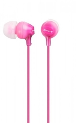 SONY sluchátka MDR-EX15LP, růžová 