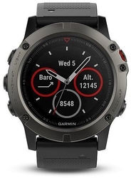 Garmin fenix5X Sapphire Gray Optic Black