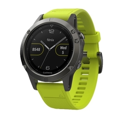 Garmin fenix5 Gray Optic Yellow band