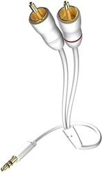 InAkustik 671824 Kabel 3,5 mm 2x cinch