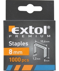 EXTOL 8852202 spony, balení 1000ks, 8mm