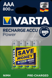 VARTA Accu Power 4AAA 800mAh 56703101404