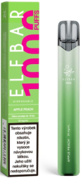 Elf Bar 1000 elektronická cigareta 20mg Apple Peach