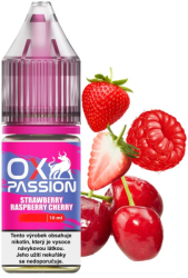 Liquid OXVA OX PASSION Salts Strawberry Raspberry Cherry 10ml - 20mg