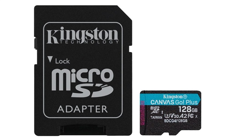 Kingston 128GBmicroSDXC U3V30 A2 200MB/s