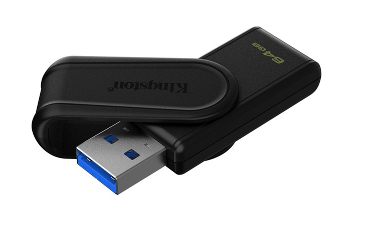 Kingston 64GB USB 3.2 DT Exodia S černá